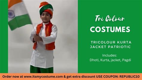 Tricolor Girls ITSMYCOSTUME Tri Colour Tiranga Fancy Dress Costume at ...