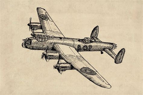 Ww2 Bomber Plane Drawings | Images and Photos finder