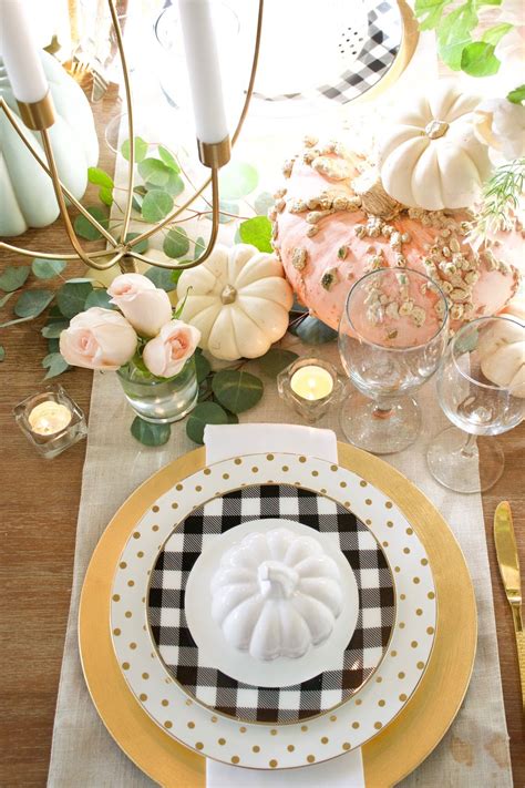 Home and Fabulous: GLAMOROUS THANKSGIVING DINNER TABLE