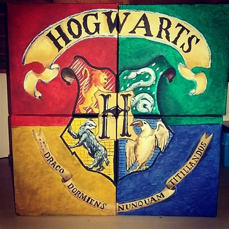 Hogwarts Houses Paintings | Home Decor Ideas