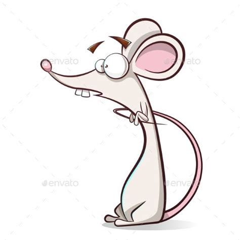 Cartoon Mouse. | Funny paintings, Mouse drawing, Cartoon drawings