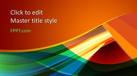 Free Color PowerPoint Template - Free PowerPoint Templates