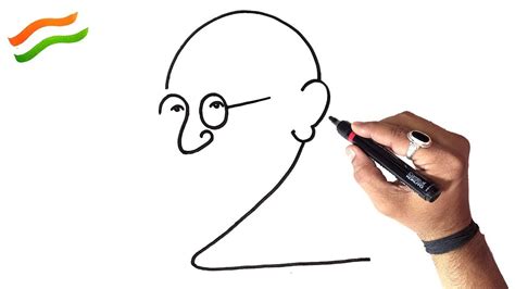 Share 71+ gandhiji sketch image super hot - seven.edu.vn