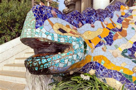 Gaudi Mosaic, Mosiac, Antonio Gaudi, Gaudi Architecture, Barcelona ...