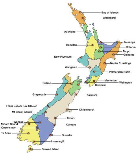 Nelson New Zealand Map - TravelsFinders.Com