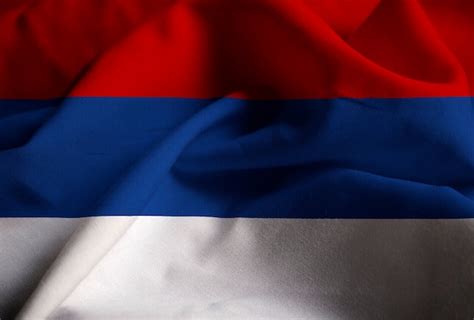 Premium Photo | Closeup of ruffled republika srpska flag, republika ...