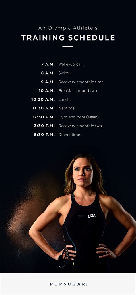 Here's What an Olympic Athlete's Training Schedule Looks Like (Hint: It ...