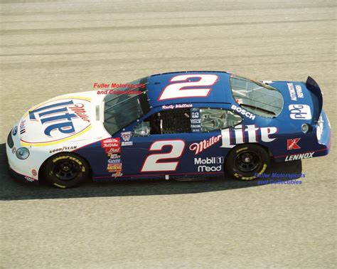 RUSTY WALLACE #2 MILLER LITE FORD CHARLOTTE 1998 NASCAR WINSTON CUP ...