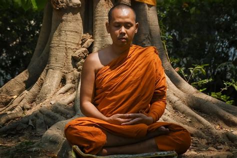 Premium Photo | Vipassana meditation it is the activity of the monks ...