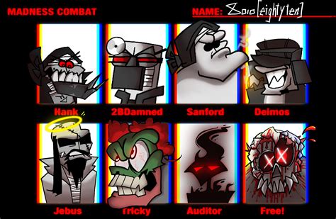 Madness Combat characters by eightyten on Newgrounds