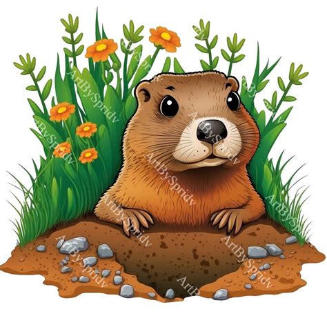 Woodchuck Clipart