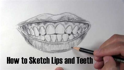 How To Practice Draw Lips With Teeth | Lipstutorial.org