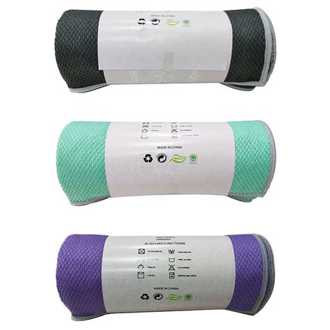 Non Slip Yoga Mat Cover Towel Anti Skid Microfiber Yoga Mat Size 186cm ...