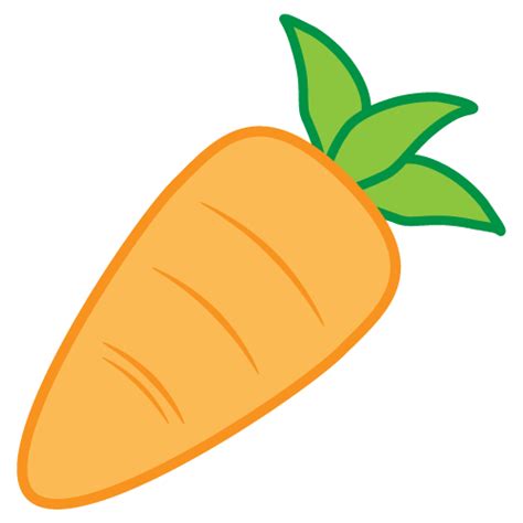 Cartoon Carrot Icon Clip Art Cute Vector Illustration Stock Photo ...