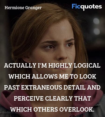 Hermione Granger Quotes - Harry Potter And The Deathly Hallows: Part 1 ...