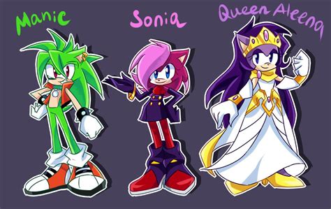 Sonia Manic and Queen Aleena Redesign(Modern Style) : r/SonicTheHedgehog