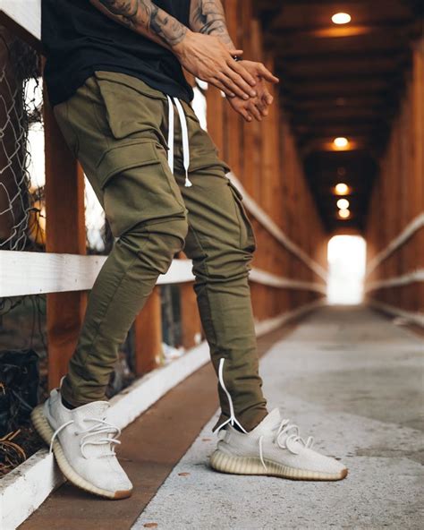 Outfit featuring our Utility Cargo Pants V1 in Khaki Green. | Mens ...