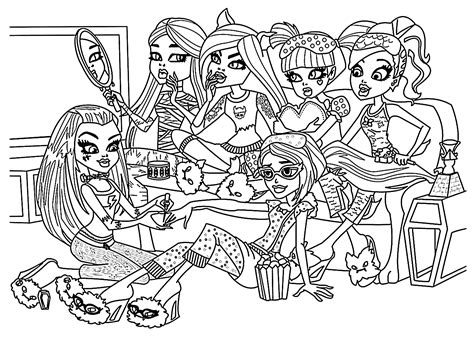 Monster High Coloring Pages Printables - Coloring Home