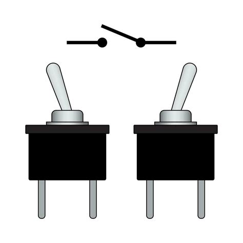 Toggle Switch and Symbol 25747554 Vector Art at Vecteezy