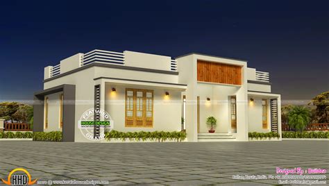 Simple one storied house - Kerala home design and floor plans