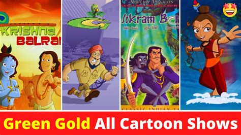 Green Gold Animation Cartoon List | All Details of Green Gold | Green ...