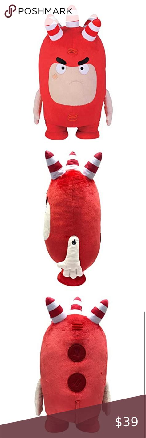 25” ODDBODS Talking Stuffed Interactive Plush red nel 2024