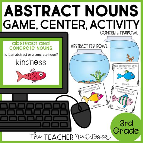 Abstract Nouns Game Print and Digital - The Teacher Next Door