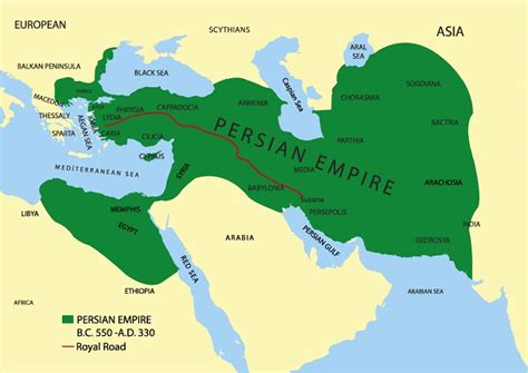 Persian Empire World Map - United States Map