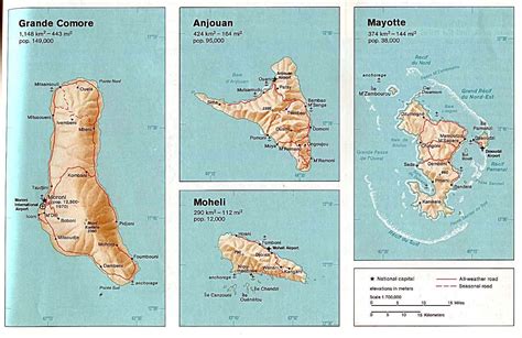 Comoros Map