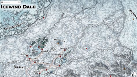 Icewind Dale Ten Towns Map