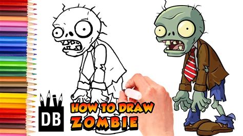 How To Draw Plants Vs Zombies Zombie