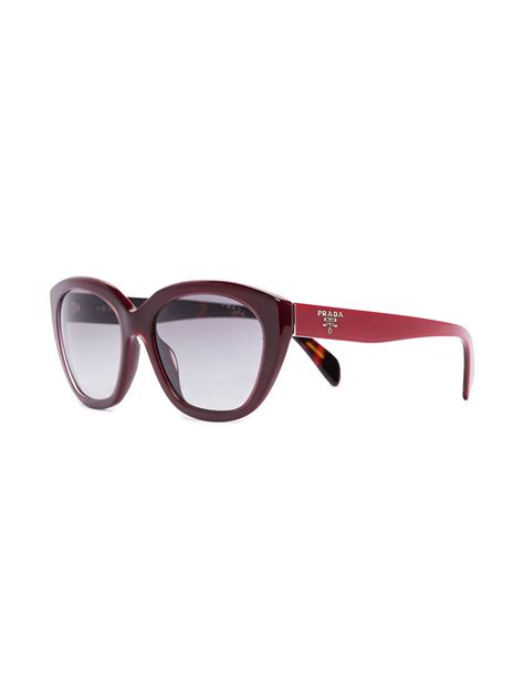 Prada Eyewear two-tone cat-eye Frames Sunglasses - Farfetch