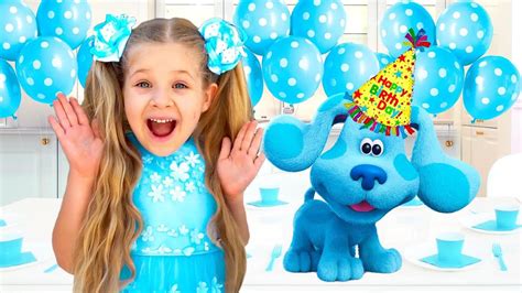 Кидс Диана Шоу - Diana and Roma celebrate Blue's Birthday — Ютуб для детей