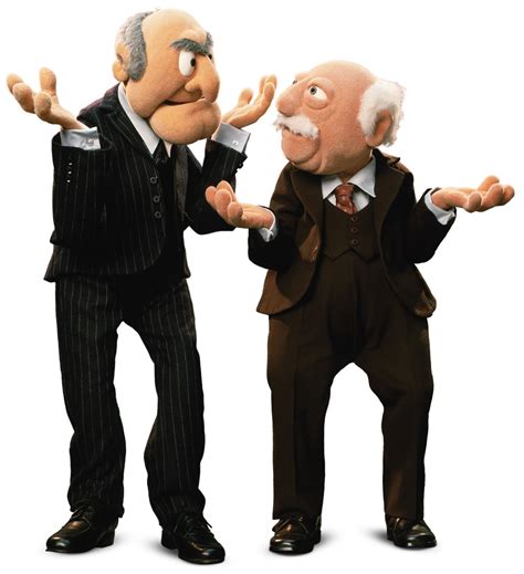 Statler and Waldorf are two elderly, curmudgeonly Muppet critics from ...