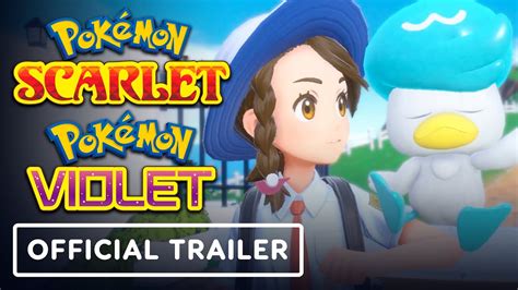 Pokemon Scarlet and Pokemon Violet - Official Trailer - YouTube