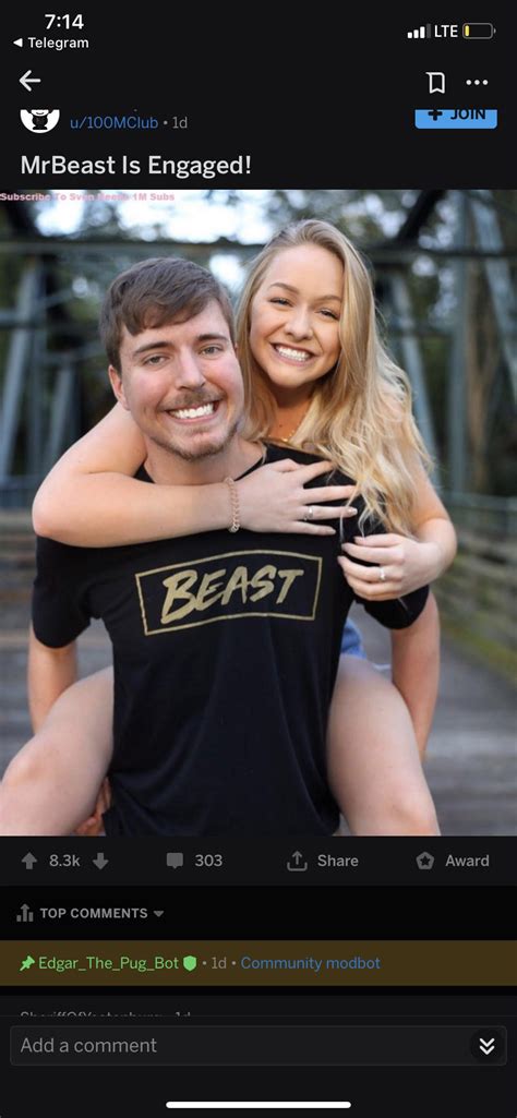 MrBeast on Twitter: "Me - *Takes a random picture with my girlfriend ...