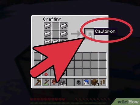 How to Make a Cauldron in Minecraft: 13 Steps (with Pictures)