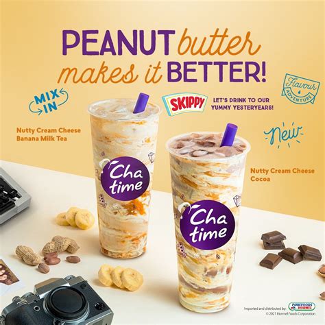 Chatime offers new peanut butter milk tea drinks