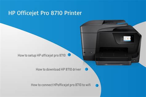 How to Download HP Officejet Pro 8710 Printer Driver & Manual | Hp ...