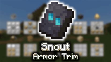 Snout Armor Trim - Wiki Guide - 9Minecraft.Net