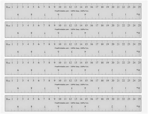 12 Inch Ruler Printable Actual Size