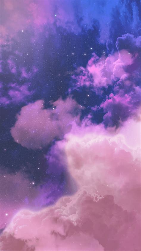 Pink Aesthetic Dark Clouds Wallpaper - Draw-lab