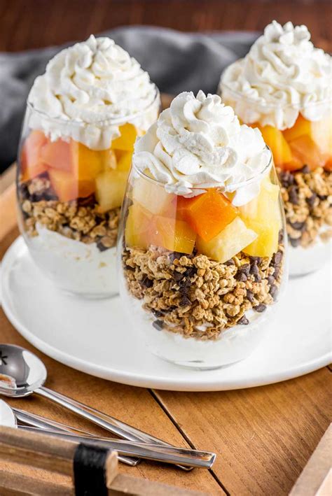 Tropical Fruit Parfaits - Homemade Hooplah