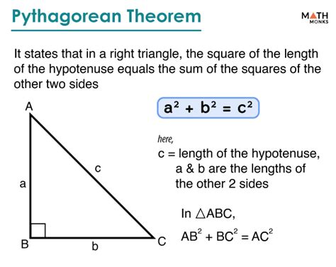 Pythagorean (Pythagoras) Theorem – Definition, Formula, & Examples