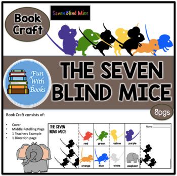 THE SEVEN BLIND MICE BOOK CRAFT by Fun With Books | TpT