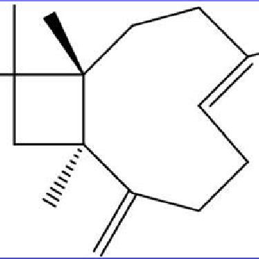 Structure of b-caryophyllene. | Download Scientific Diagram