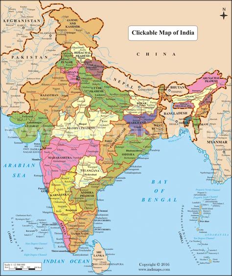 Map of India with states and cities - India map with states and cities ...