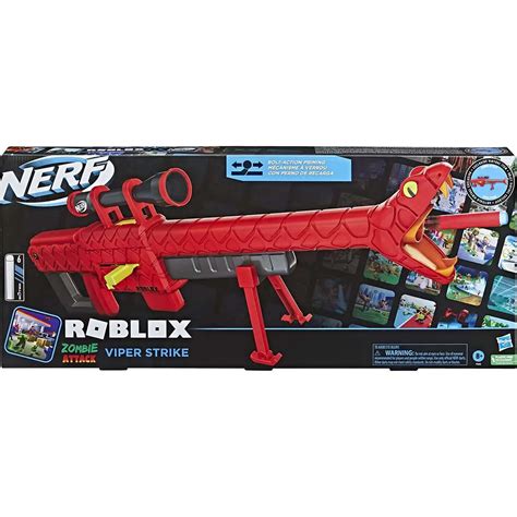 Nerf Roblox Zombie Attack Viper Strike Dart Blaster Toy Includes ...