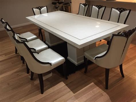 Bianca Marble Dining table with 8 Chairs | Marble King