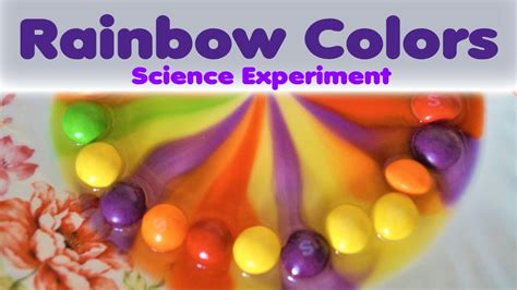 Rainbow Colors | Science Experiment - YouTube